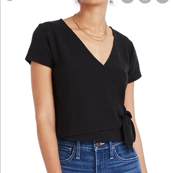 Madewell Tops - Madewell Texture and Thread Wrap Top